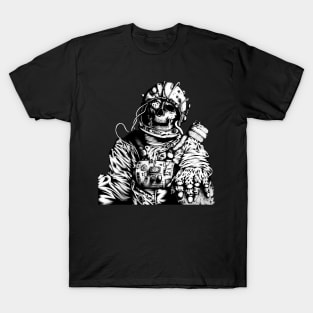 Skelenaut (Black & White) T-Shirt